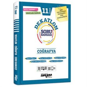 11. Sınıf Coğrafya Dekatlon Soru Bankası - Ankara Yayınları