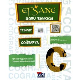 11. Sınıf Coğrafya Efsane Soru Bankası - Açı Yayınları