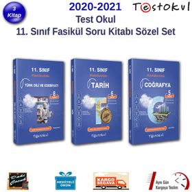 11. Sınıf Coğrafya Fasikül Soru Kitabı-Test Okul Yayınları