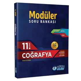 11.Sınıf Coğrafya Modüler Soru Bankası Eğitim Vadisi Yayınları