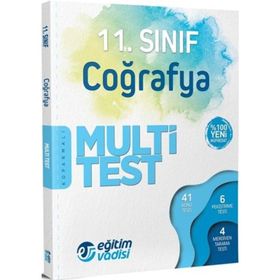 11.Sınıf Coğrafya Multi Test Soru Bankası - Eğitim Vadisi Yayınları