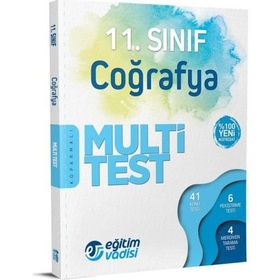 11.Sınıf Coğrafya Multi Test Soru Bankası - Eğitim Vadisi Yayınları