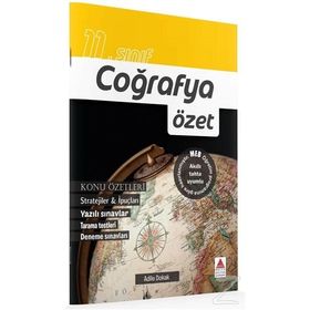 11. Sınıf Coğrafya Özet - Adile Dokak