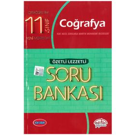 11. Sınıf Coğrafya Özetli Lezzetli Soru Bankası - Editör Yayınevi