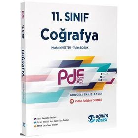 11.Sınıf Coğrafya PDF Eğitim Vadisi Yayınları
