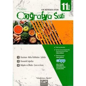 11.Sınıf Coğrafya Seti 2019-20 - Çap Yayınları
