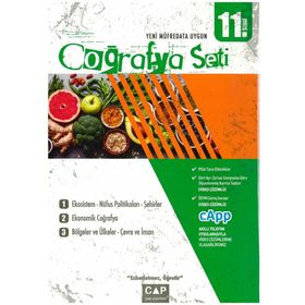 11.Sınıf Coğrafya Seti 2019-20 - Çap Yayınları