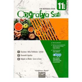 11.Sınıf Coğrafya Seti 2019-20 - Çap Yayınları