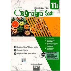 11.Sınıf Coğrafya Seti 2019-20 - Çap Yayınları