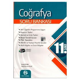11. Sınıf Coğrafya Soru Bankası Bilgi Sarmal Yayınları