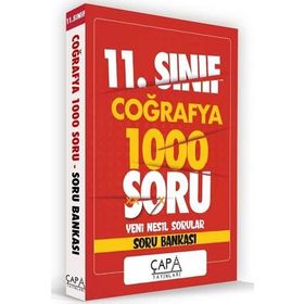 11. Sınıf Coğrafya Soru Bankası-Çapa Yayınları