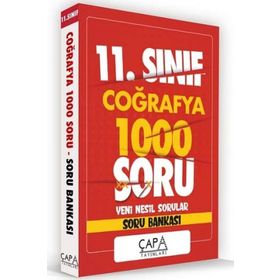 11. Sınıf Coğrafya Soru Bankası-Çapa Yayınları