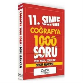 11. Sınıf Coğrafya Soru Bankası-Çapa Yayınları