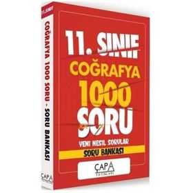 11. Sınıf Coğrafya Soru Bankası-Çapa Yayınları