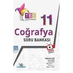 11.Sınıf Coğrafya Tek Serisi Video Çözümlü Soru Bankası Yayın Den