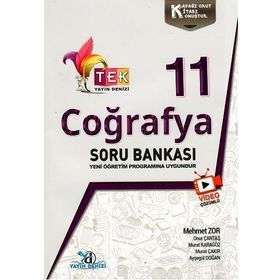 11. Sınıf Coğrafya TEK Serisi Video Çözümlü Soru Bankası Yayın Denizi Yayınları