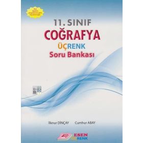 11. Sınıf Coğrafya Üç Renk Soru Bankası Esen Yayınları
