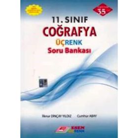 11. Sınıf Coğrafya Üç Renk Soru Bankası Esen Yayınları