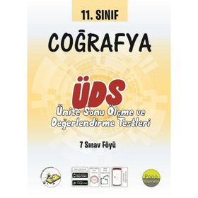 11. Sınıf Coğrafya Ünite Değerlendirme Sınavı-Pano Yayınları