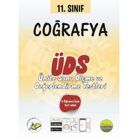 11. Sınıf Coğrafya Ünite Değerlendirme Sınavı-Pano Yayınları