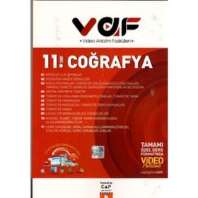 11. Sınıf Coğrafya VAF Serisi-Çap Yayınları