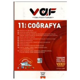 11. Sınıf Coğrafya VAF Serisi-Çap Yayınları