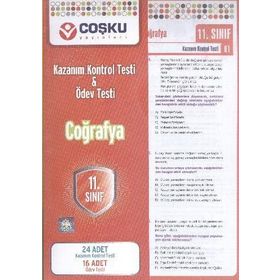 11. Sınıf Coğrafya Yaprak Test Coşku Yayınları