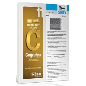 11. Sınıf Coğrafya Yaprak Test-Sınav Yayınları