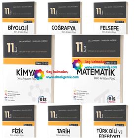 11. Sınıf Ders Anlatım Föyleri Seti-Eis Yayınları