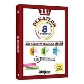 11. Sınıf Din Kültürü ve Ahlak Bilgisi Dekatlon 8 Deneme-Ankara Yayınları