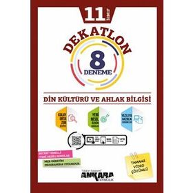 11. Sınıf Din Kültürü ve Ahlak Bilgisi Dekatlon Denemeleri-Ankara Yayınları