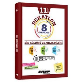 11. Sınıf Din Kültürü ve Ahlak Bilgisi Dekatlon Denemeleri-Ankara Yayınları