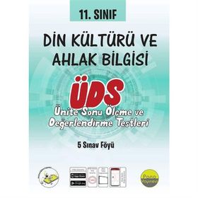 11. Sınıf Din Kültürü ve Ahlak Bilgisi Ünite Değerlendirme Sınavı-Pano Yayınları