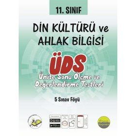 11. Sınıf Din Kültürü ve Ahlak Bilgisi Ünite Değerlendirme Sınavı-Pano Yayınları
