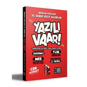 11. Sınıf Eşit Ağırlık Yazılı Var-Benim Hocam Yayınları