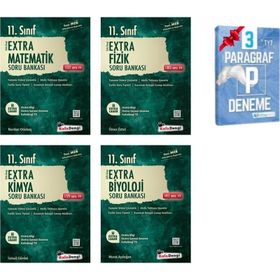 11. Sınıf Extra Matematik Fizik Kimya ve Biyoloji Soru Bankası