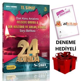 11. Sınıf Felsefe Grubu Din Kültürü ve Ahlak Bilgisi 24 Adımda Özel Konu Anlatımlı Soru Bankası Sınav Yayınları