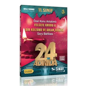 11. Sınıf Felsefe Grubu Din Kültürü ve Ahlak Bilgisi 24 Adımda Özel Konu Anlatımlı Soru Bankası Sınav Yayınları