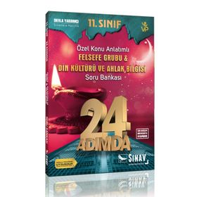 11. Sınıf Felsefe Grubu Din Kültürü ve Ahlak Bilgisi 24 Adımda Özel Konu Anlatımlı Soru Bankası Sınav Yayınları