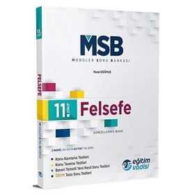 11.Sınıf Felsefe Modüler Soru Bankası Eğitim Vadisi Yayınları