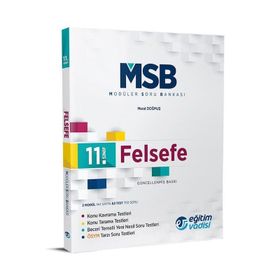11.Sınıf Felsefe Modüler Soru Bankası Eğitim Vadisi Yayınları