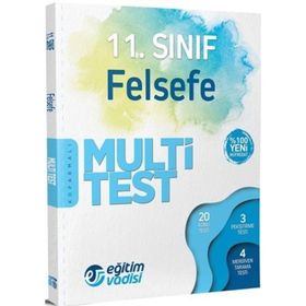 11.Sınıf Felsefe Multi Test Soru Bankası - Eğitim Vadisi Yayınları