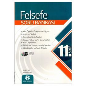 11. Sınıf Felsefe Soru Bankası Bilgi Sarmal Yayınları