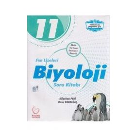 11.Sınıf Fen Liseleri Biyoloji Soru Bankası Kitabı - Palme Yayınevi
