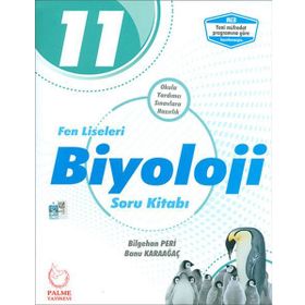 11.Sınıf Fen Liseleri Biyoloji Soru Bankası Kitabı - Palme Yayınevi