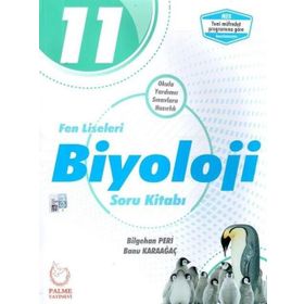 11.Sınıf Fen Liseleri Biyoloji Soru Bankası Kitabı - Palme Yayınevi