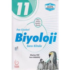 11.Sınıf Fen Liseleri Biyoloji Soru Bankası Kitabı - Palme Yayınevi