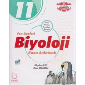 11.Sınıf Fen Liseleri Biyoloji Soru Bankası Kitabı - Palme Yayınevi
