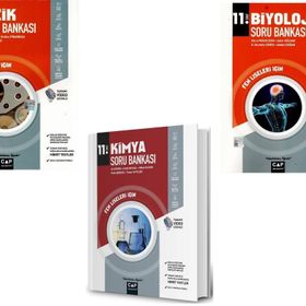 11.sınıf Fen Lisesi Matematik Fizik Biyoloji Kimya Fırsat Seti - Çap Yayınları