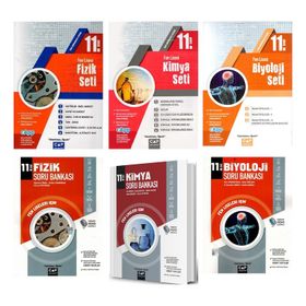 11.sınıf Fen Lisesi Matematik Fizik Biyoloji Kimya Fırsat Seti - Çap Yayınları